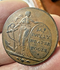Great Britain  Town Of Poole 1795 Conder Token Half Penny