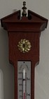 Barometer Vintage Swift   Anderson Mahogany Wood Weather Station Banjo Works