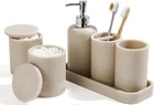 Bathroom Accessories Set  6-piece Bathroom Accessory Set  Toothbrush Holders    
