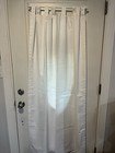 2 Country Curtains Brand Tab Panels White Each 40x63 