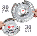 Dreyoo 60 Pieces Electric Stove Burner Covers  Disposable Aluminum Foil Drip Pan