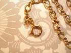 1 Goldplated 12  Watch Chain With Spring Ring And Clip Ring Connector