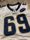 2008 St Louis Rams Davis  69 Game Issued Jersey Georgia Patch 50