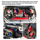 3  Car Cold Air Intake Filter Induction Kit pipe Aluminum Power Flow Hose System