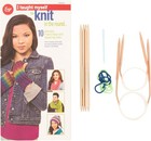 Boye Learn To Knit In The Round Circular Knitting Needle Kit - 10 Patterns