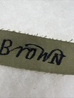 Us Army Name Tape Theater Made Subdued Vietnam War  x300