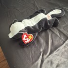 Ty Beanie Baby Stinky The Skunk 1995 Rare W  Tag Errors - Mint Condition 