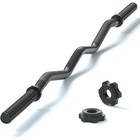 47  Ez Curl Bar Weight Lifting Bar 1-inch Curling Bars For Weight Lifting Gym