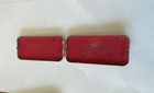 1950s Vintage Brass Credit Card Charge Plate Holder Velvet Lined