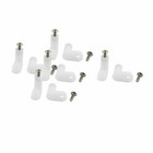 20 Pcs Circuit Board L Shape Insulated Pcb Spacer 20mm Supporting Height