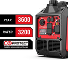 Powersmart 3600-watt Portable Inverter Generator With Quiet  Rv-ready  Camping