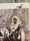 Eric Basaldua  ebas  Signed Art Print Black Cat 11x17 Inches Marvel Comics