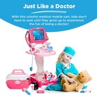 Best Choice Products Play Doctor Kit Kids Boys Girls 17 Accessories Mobile Cart