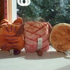 Cookeez Makery Toasty Treatz Plush Toy Bundle Lot  Tiger  Poodle Dog  Pankitty