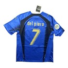 Del Piero  7 Italy 2006 World Cup Home Jersey     Men   s Retro Shirt - New