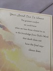 With Sympathy Your Loved One Is Home Religious 5 5    X 8    Hallmark Greeting Card