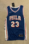 Lebron James  23 Philadelphia 76ers Blue Basketball Jersey Men s Size 2xl New