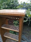 Vintage Wooden Cd Rack 39 Cd Holder Organizer 90s Made In Canada By Nostalgia 