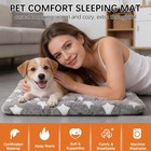 Dog Bed Mat  Reversible Crate Pad   Cute Dog Bed - Machine Washable Kennel Ma   