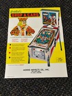 Gottlieb Factory Original 1971 Drop A Card Promo Flyer New Folded