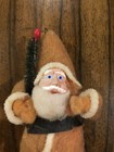 Antique German Santa Claus Christmas Ornament Handpainted Folkart
