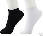 New Lot 6-12 Pairs Mens Womens Ankle Socks Cotton Low Cut Casual Size 9-11 10-13