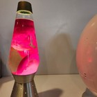 Original 70s Lava Lamp Lite Starlight Retro Red   Gold Underwriters Laboratories