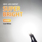 T10 Led License Plate Light Bulbs Super 6000k Bright White 168 2825 194 Auxito
