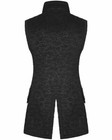 Men s Long Waistcoat Vest Black Gothic Steampunk Victorian Aristocrat