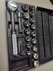 Stanley Workmaster Usa  3 8  Sae 20 Pc  Sae Metric Socket Set  new 