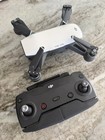 Dji Spark Camera Drone Mm1a Alpine White W controller 2 Batteries Hard Case