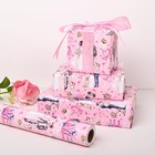 Vnaaem Reversible Wedding Wrapping Paper 1 Count  pack Of 1   Pink 