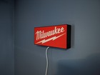 Milwaukee Led Light Box Sign - Tool Wall Art Garage Home Art Decor
