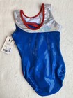 New Under Armour Gk Elite    timeless    Usa Leotard Gymnastics Bling Ua Flag  As