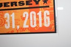 Bruce Springsteen Orig Thrill Hill Number custom Wood Frame 2016 River Litho