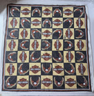 Vintage Harley Davidson Bandana Scarf Handkerchief Motorcycle Biker Usa 1982