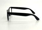 Wayfarer Style Glasses Black Frame Clear Uv400 Lenses Non Prescription