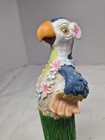 Vintage Bird Parrot Dancing Hula Dancer Spring Bobble Nodder Aloha Hawaii 8 5 
