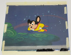 The New Adventures Of Mighty Mouse Production Cel - Framed On Background 1979