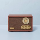 Portable Am fm Bluetooth Radio Tonal Brown - Hearth   Hand With Magnolia