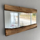 Made To Order  Live Edge Walnut Wood Wall Mirror   Irregular Mirror  Mirror Wall