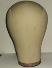 Gex 22 Mannequin Head Millinery Cork Cloth Canvas Wig Hat Toupee Block Form