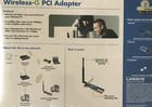 Linksys Wireless-g Wmp54g Pci Adapter Cisco New Sealed
