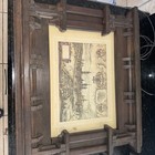 Antique Pair Black Forest Carved Picture Frames Old Photos Ca 1900 - 1920