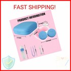 4 Pack Colorful Contact Lens Case Kit With Mirror Durable  Compact  Portable Soa