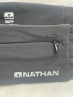 Nathan Zipster Run Belt Size Extra Small Coal Gray Pockets Storage Hip Pack Bag