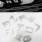 For Range Rover Letters Emblem 3d Raised Badge Accessories matte Silver 
