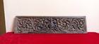 Hand Carved Teakwood Floral Plaque Pillar Door Window Antique Vintage Wall Panel