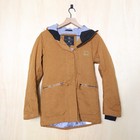 Billabong Into The Forest Snow Jacket Camel Brown Size Xs