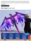 Purple Speed Dragon - Complete Kite With Handle  Line   Accessories easy To Fly